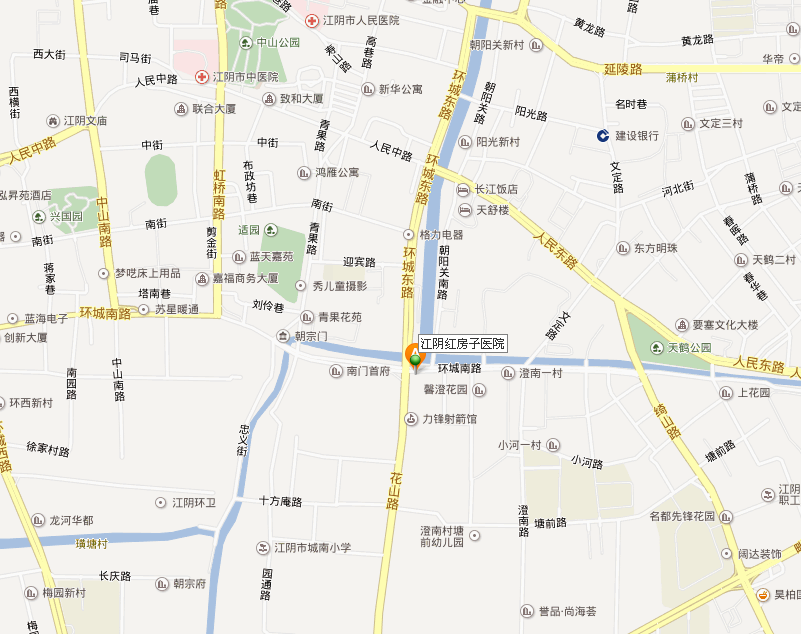 江阴红房子医院路线